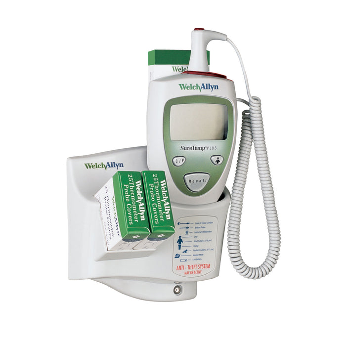 Hillrom Model 690 Electronic Thermometer, One Per Room, 9 ft Oral Probe, Oral Probe Well, 2-Year Limited Warranty (must be locked to the wall)