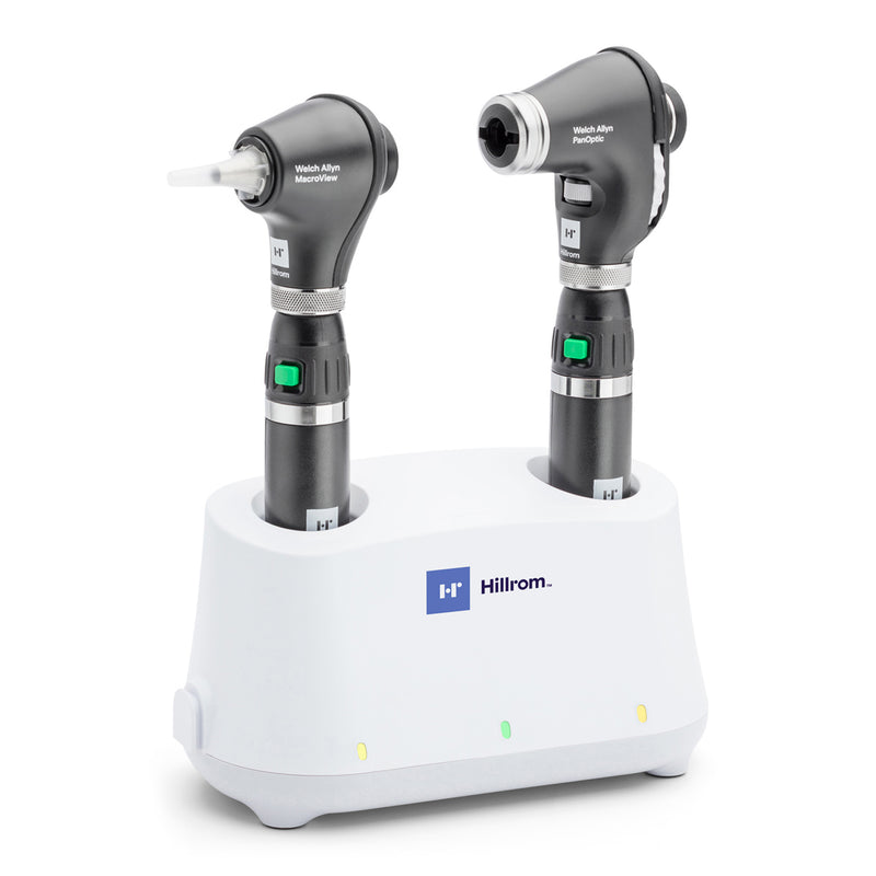 Hillrom Universal Desk Set with PanOptic Ophthalmoscope and MacroView Otoscope, Basic (Hazmat Fees Apply, cannot ship via Air or to AK, GU, HI, MP, PR, VI)