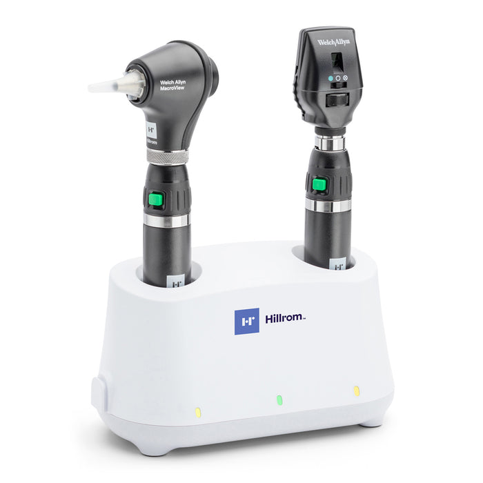 Hillrom Universal Desk, Ophthalmoscope & Macroview Otoscope, 117 LED, Lithium-Ion (Hazmat Fees Apply, cannot ship via Air or to AK, GU, HI, MP, PR, VI)