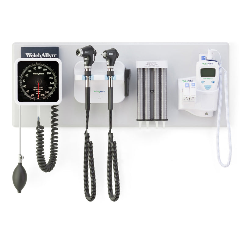 Hillrom GS777 Integrated Wall System, PanOptic Ophthalmoscope, Macroview Otoscope, iExaminer, with BP, ST