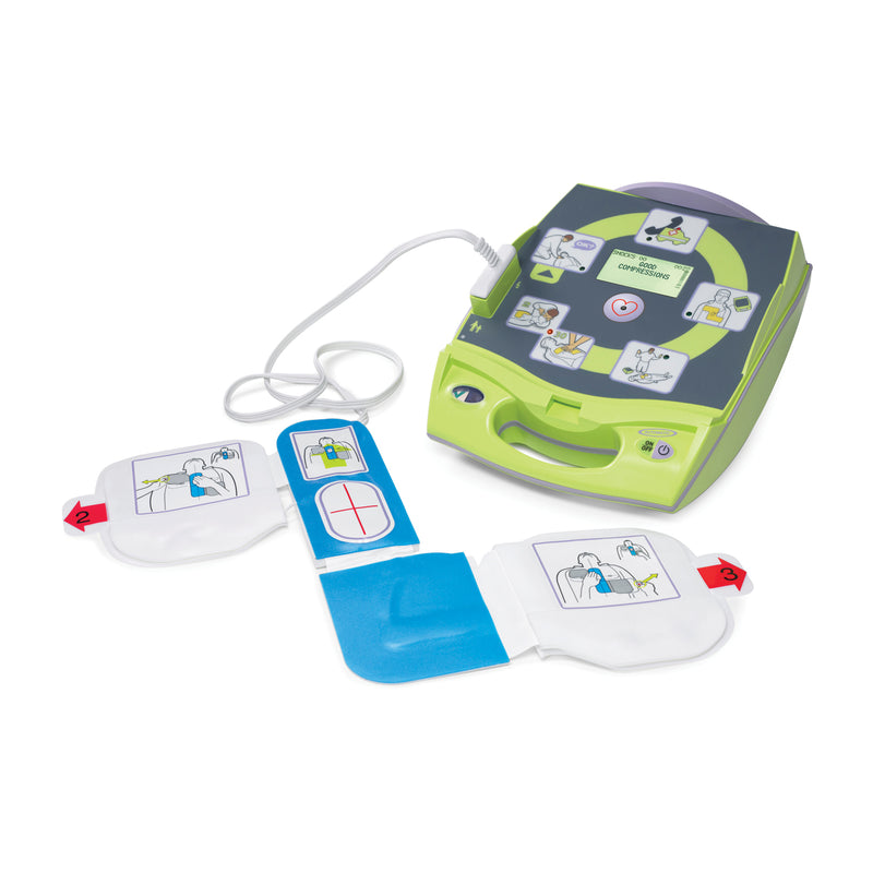 Zoll Medical Fully-Automatic AED Plus with Medical Prescription, AED Cover, Plus RX Medical Prescription, CPR-D-Padz Electrode, (10) CR123a Batteries & Carry Case (091220) (Hazmat Fees Apply, cannot ship via Air or to AK, GU, HI, MP, PR, VI)