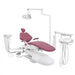 ADS Dental AJ18 ergonomic dental operatory chair with adjustable left-right swing, part of Beyond 400 package, without cuspidor.