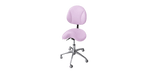 ADS Dental Saddle Doctor Stool with back support, ergonomic design, adjustable height, and cushioned seat for dental professionals.