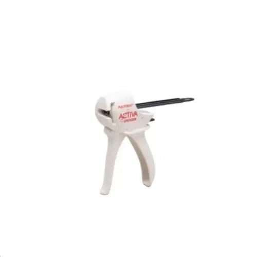 ACTIVA-SPENSER dental instrument by Pulpdent, shown with ergonomic handle and precision tips for dental procedures.