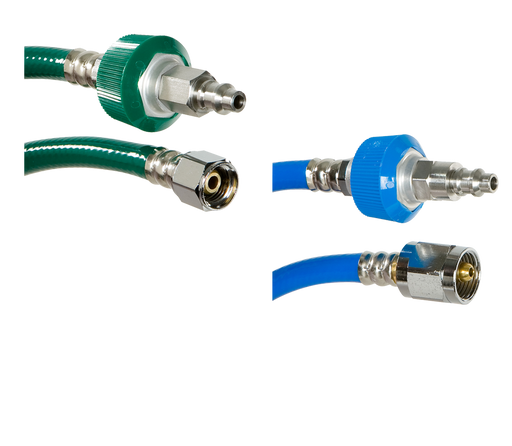 Belmed Quick Connect Scavenging Adapter Kit Hoses; representative model
