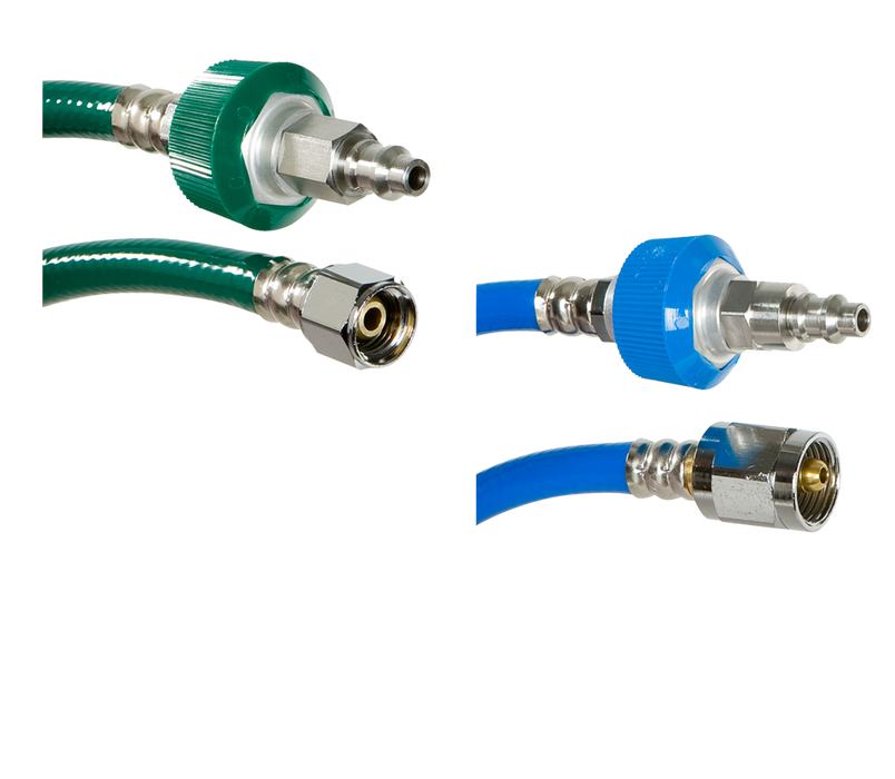 Belmed Quick Connect Scavenging Adapter Kit Hoses; representative model