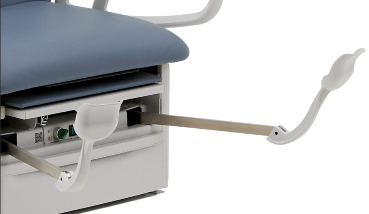 Brewer 2102898PLUS — Stirrups for 5700PLUS & 5800PLUS Flex PLUS Access Bariatric Power Hi-Lo Exam Tables (Set of 2), Field-Installed; selected accessory only