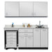 Clinton 148072L 72" Wall and Base Cart-Mate Cabinet/Cart Left