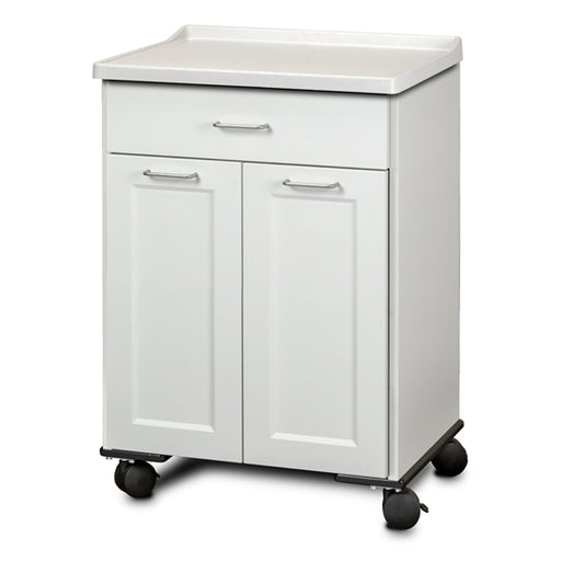 Clinton 8921-AF Fashion Finish Mobile Treatment Cabinet with 2 Doors and 1 Drawer