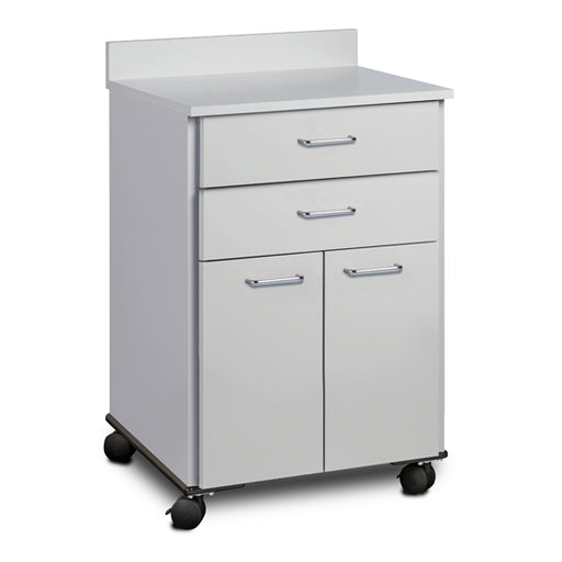 Clinton 8922 Mobile Treatment Cabinet with 2 Doors and 2 Drawers
