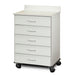 Clinton 8950 Mobile Treatment Cabinet with 5 Drawers