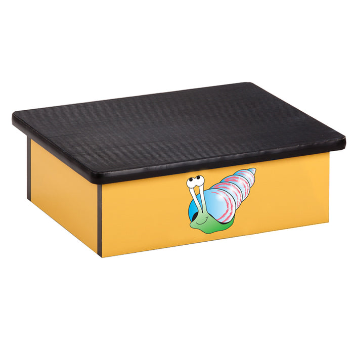 Clinton Ocean Snail, Yellow, Laminate Step Stool – 10-OS