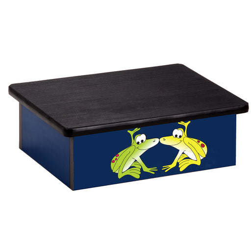 Clinton Rainforest Tree Frogs, Blue, Laminate Step Stool – 10-RFB