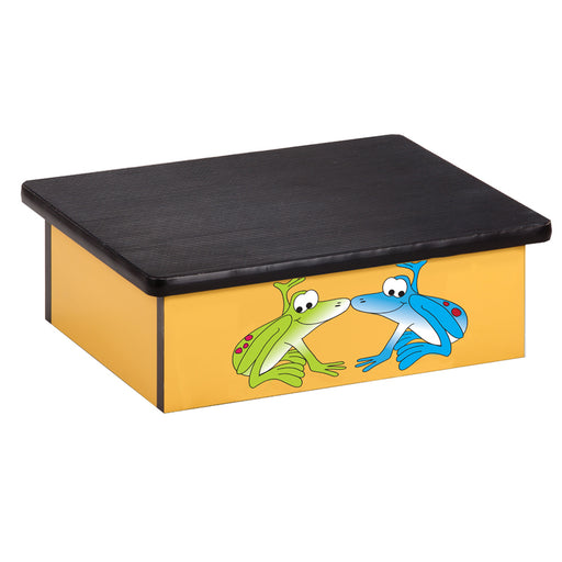 Clinton Rainforest Tree Frogs, Yellow, Laminate Step Stool – 10-RFY