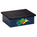 Clinton Rainforest Parrot, Blue, Laminate Step Stool – 10-RPB