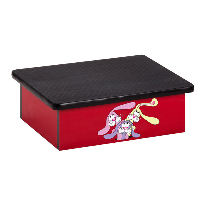 Clinton Wally's Trolley Rabbits, Laminate Step Stool – 10-W