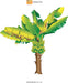 Clinton Banana Tree Wall Sticker – 18-CC