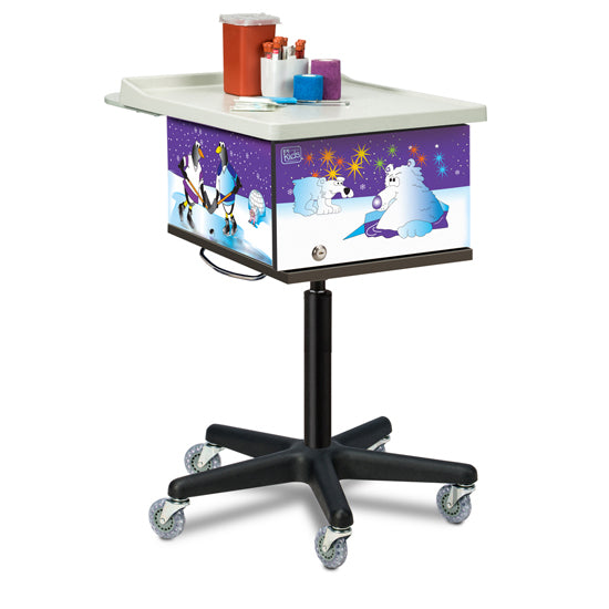 Clinton Cool Pals, 2-Bin, Phlebotomy Cart – 67231