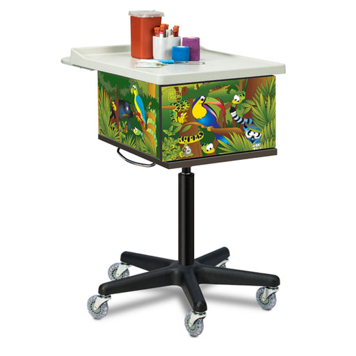Clinton Rainforest Follies, 2-Bin, Phlebotomy Cart – 67232