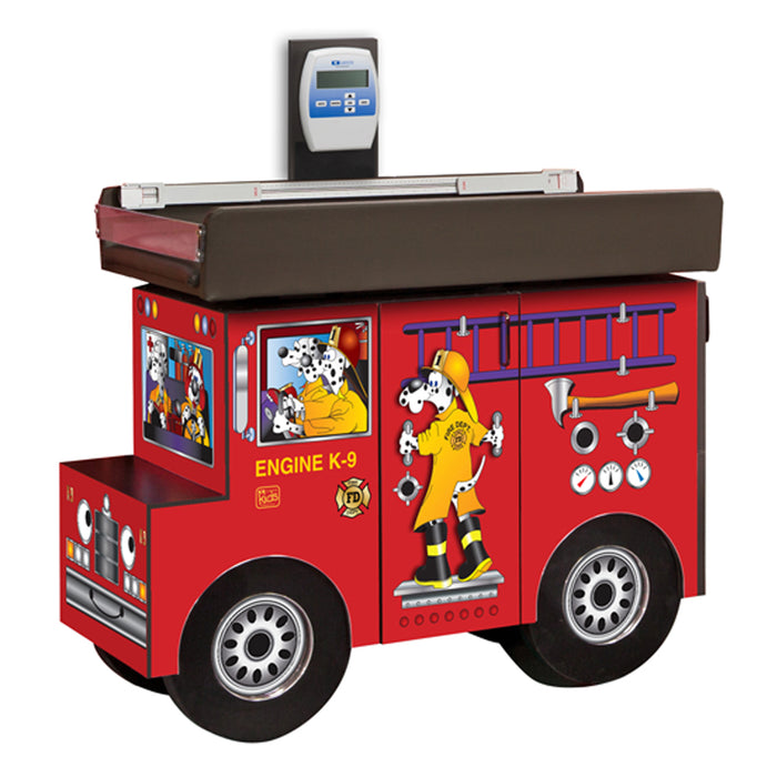 Clinton Scale Table/Engine K-9 with Dalmatian Firefighters – 7833