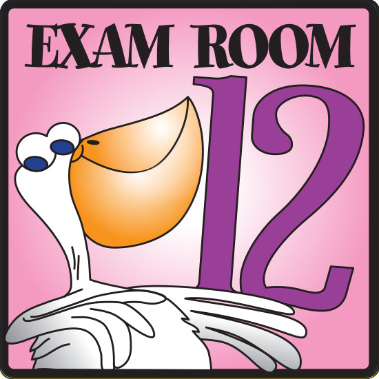 Clinton Exam Room 12 Sign – EX12