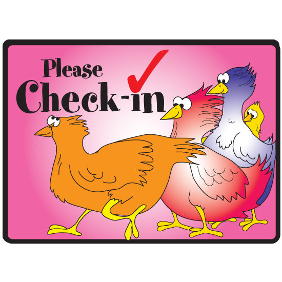 Clinton Please Check-In Sign – EX28