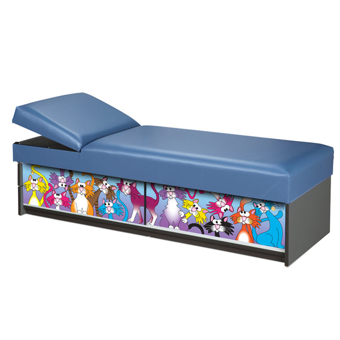 Clinton 3770-C Crazy Cats Kid Couch with Sliding Doors