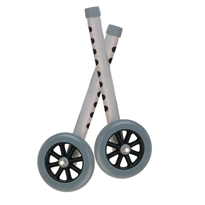 Drive Medical Tall Extension Legs with Wheels, Combo Pack (Adds 4 — 10108WC