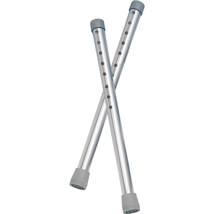 Drive Medical Tall Extension Legs with Wheels, Combo Pack (Adds 4 — 10108WC