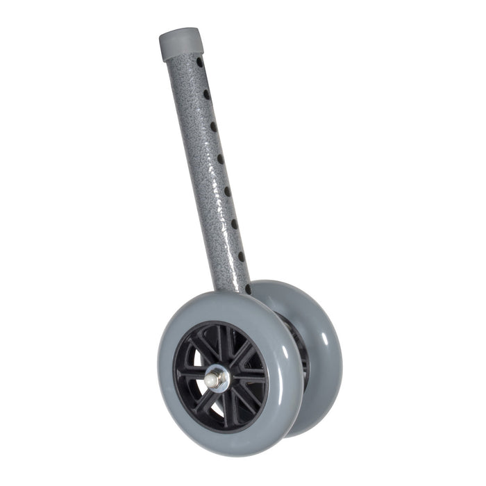 Drive Medical 5 Bariatric Walker Wheels With Two Sets Of Rear Glides — 10118SV