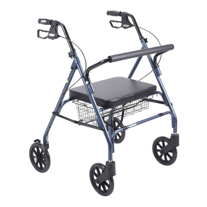 Drive Medical Go-Lite Bariatric Steel Rollator — 10215BL-1