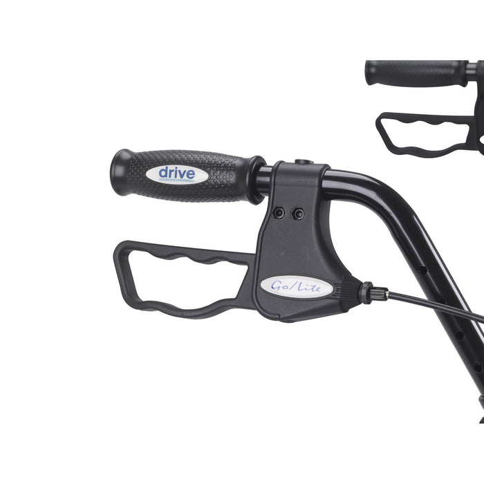 Drive Medical Go-Lite Bariatric Steel Rollator — 10215BL-1