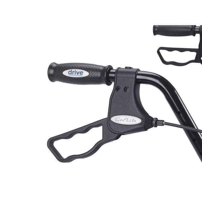 Drive Medical Go-Lite Bariatric Steel Rollator — 10215BL-1