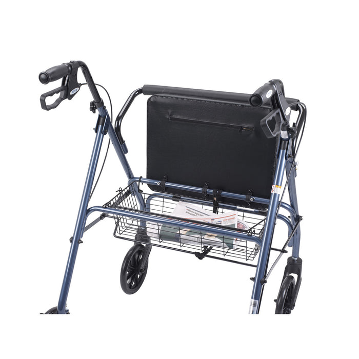 Drive Medical Go-Lite Bariatric Steel Rollator — 10215BL-1