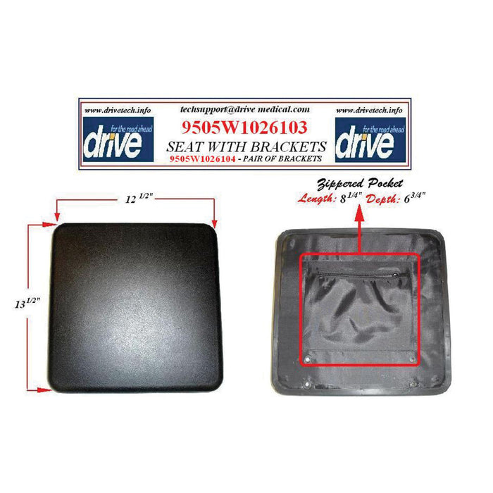 Drive Medical Padded Seats for Rollators created — 10215S