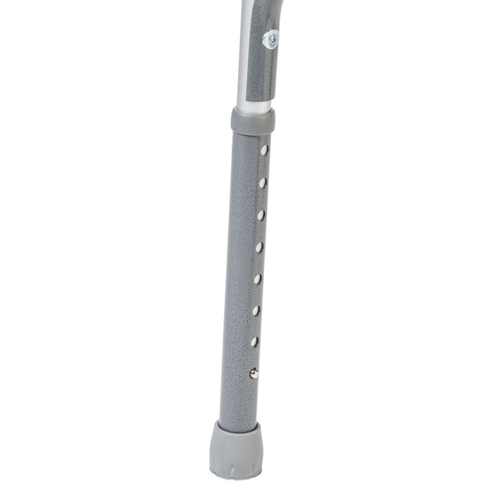 Drive Medical Bariatric Aluminum Two Button Folding Walker with Wheels — 10220-1WW