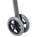 Drive Medical Bariatric Aluminum Two Button Folding Walker with Wheels — 10220-1WW