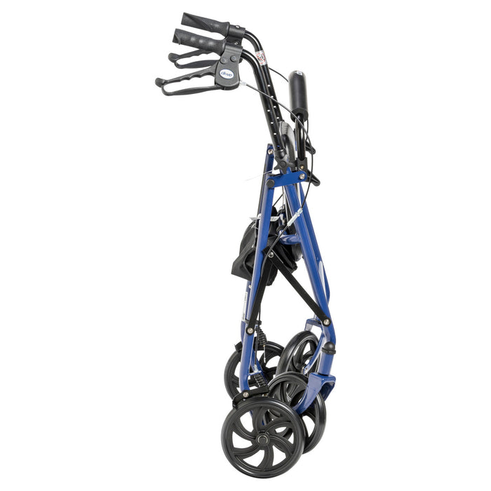 Drive Medical Durable 4 Wheel Rollator with 7.5 — 10257BL-1