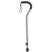 Drive Medical Offset Aluminum Canes with Tab-Loc Silencer — Case Of 6 — 10381BLK-6
