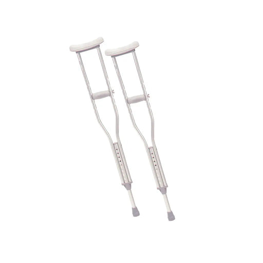 Drive Medical Aluminum Crutches with Accessories — 10401-1