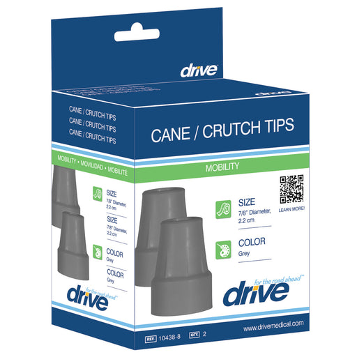 Drive Medical Crutch Tips (7/8' crutch diameter) — 10439-8