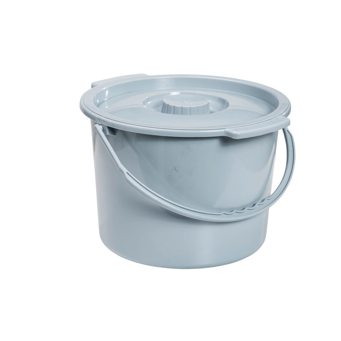 Drive Medical Commode Bucket with Handle and Lid, 12qt — 11108
