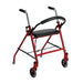 Drive Medical Two Wheeled Walker with Seat — 1239RD
