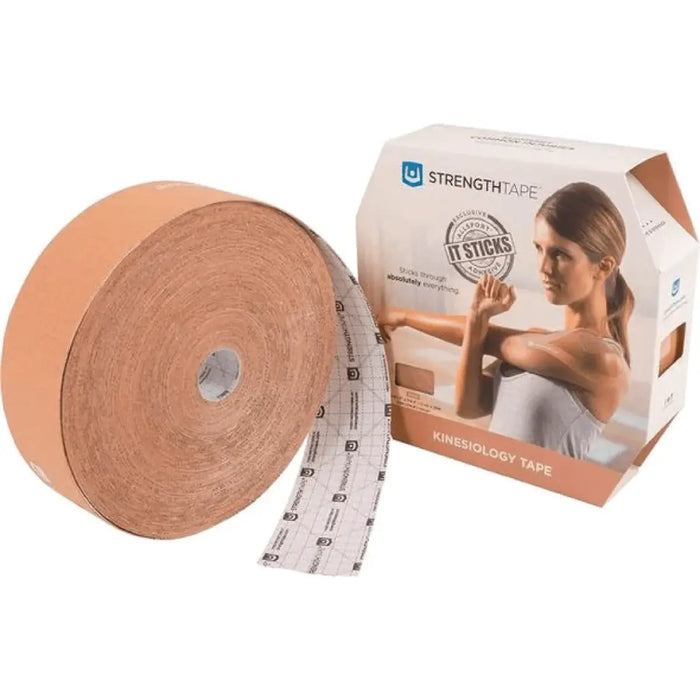 Drive Medical STRENGTHTAPE® Kinesiology Tape (35m Uncut Roll, Beige) — 6310-35UN
