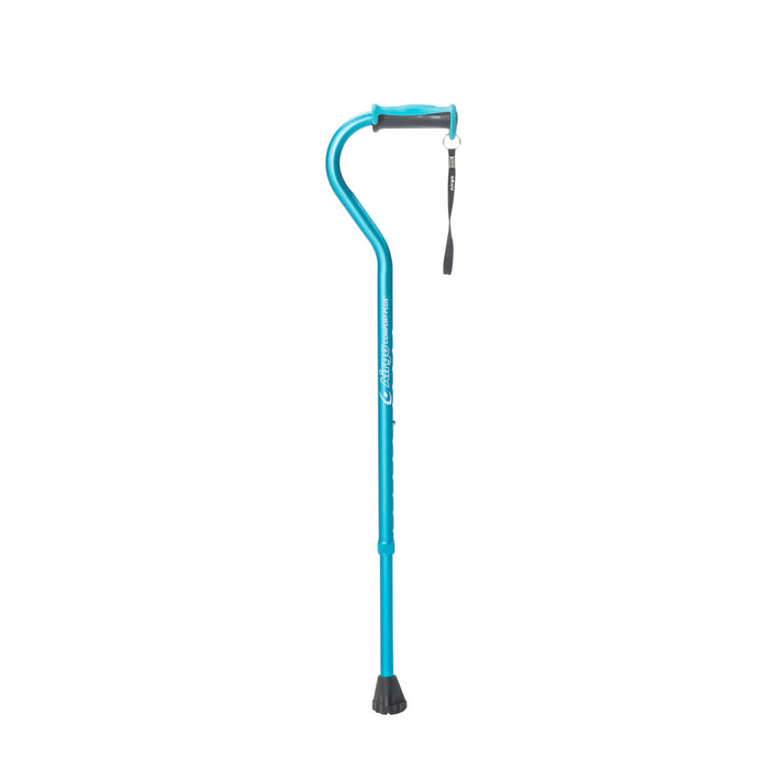 Drive Medical Airgo Comfort-Plus Aluminum Cane,  Offset Handle — 730-442