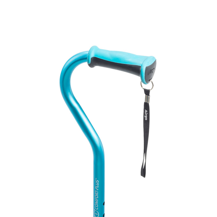 Drive Medical Airgo Comfort-Plus Aluminum Cane,  Offset Handle — 730-442