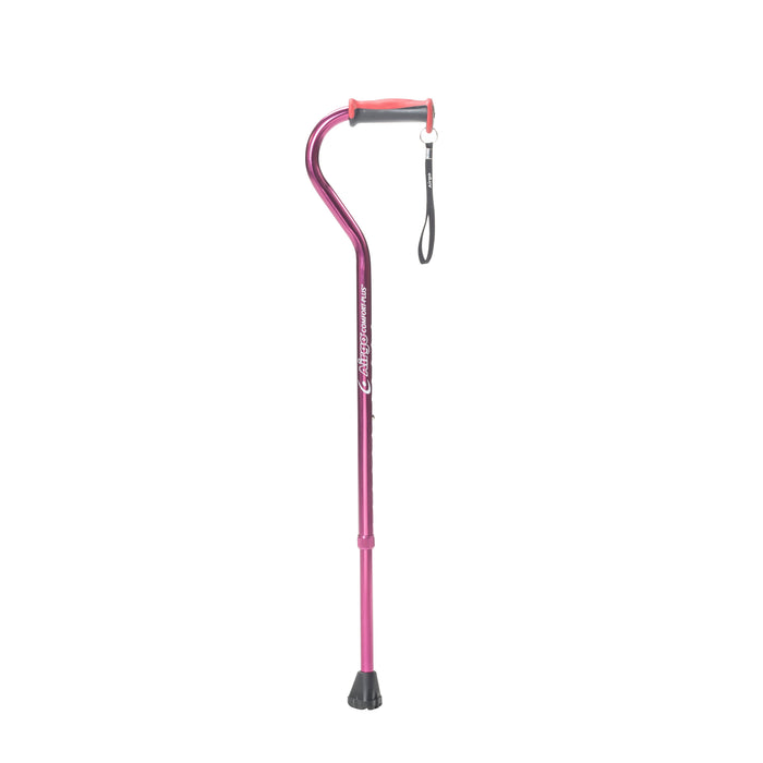 Drive Medical Airgo Comfort-Plus Aluminum Cane,  Offset Handle — 730-450