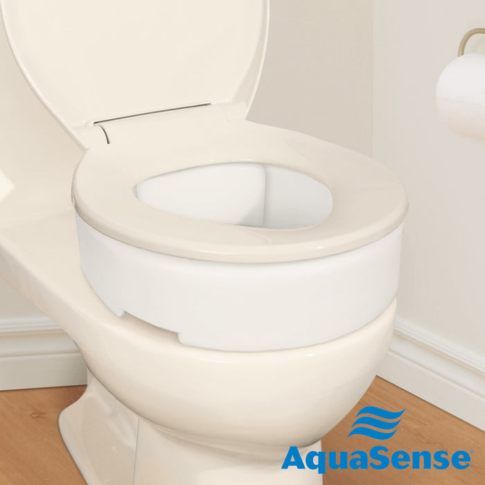 Drive Medical AquaSense Toilet Seat Riser with Hinge — 770-630