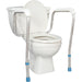 Drive Medical AquaSense Adjustable Toilet Safety Rails, to Floor — 770-665