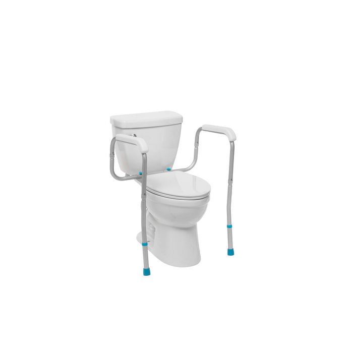 Drive Medical AquaSense Adjustable Toilet Safety Rails, to Floor — 770-665
